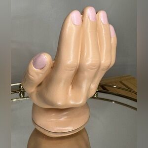 VTG Ceramic Hand mannequin Jewelry Display organizer showcase nail art